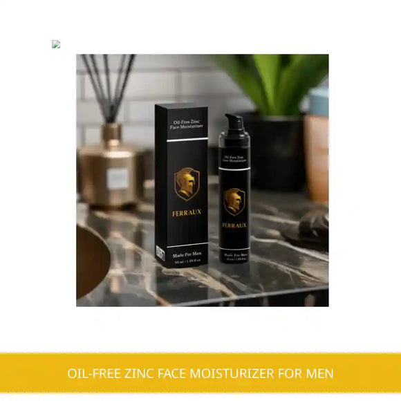 Oil-Free Zinc Face Moisturizer For Men by@Outfy
